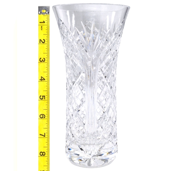 Accents Vintage 194s Lead Crystal Flared 85 Inch Vase Poshmark